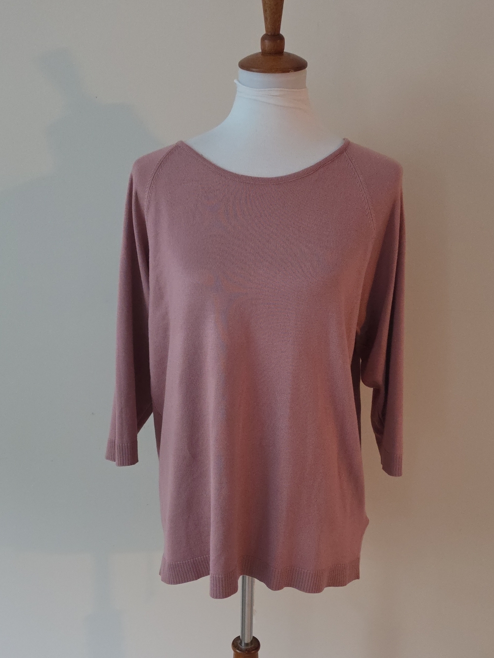 Zac & Rachel Relaxed Fit Women’s Knit Top in Dusty Rose Brand New